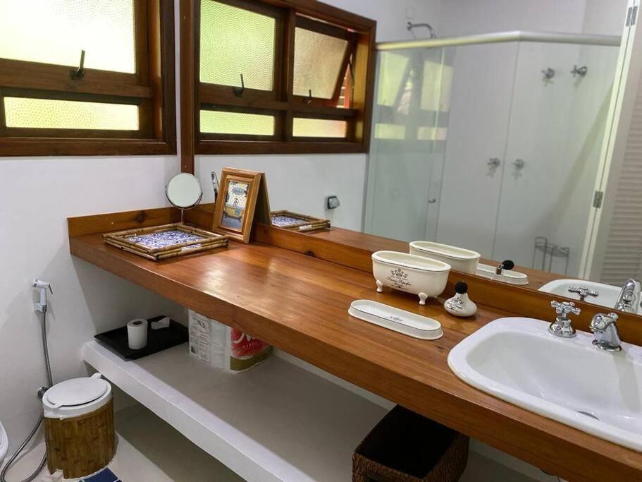 Casa Deliciosa Em Condo C/ Piscina Frente Ao Mar São Sebastião Exterior foto